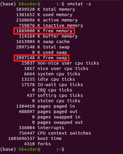 ubuntu check memory usage by process