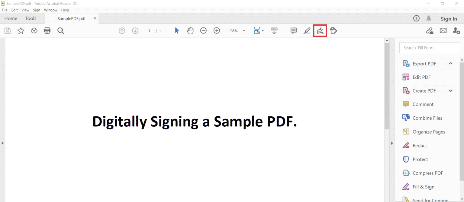 How To Digitally Sign A PDF Document Ubuntu