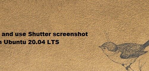 Install and use Shutter screenshot tool in Ubuntu