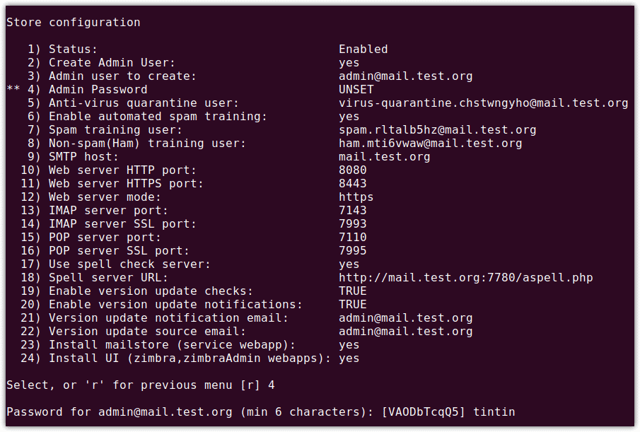 Let's setup Zimbra 9.0.0 on Ubuntu 18.0.4 and configure