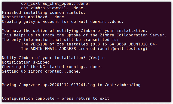 Install Zimbra on VMware Ubuntu. How to Install Zimbra on your already…, by Nil Seri