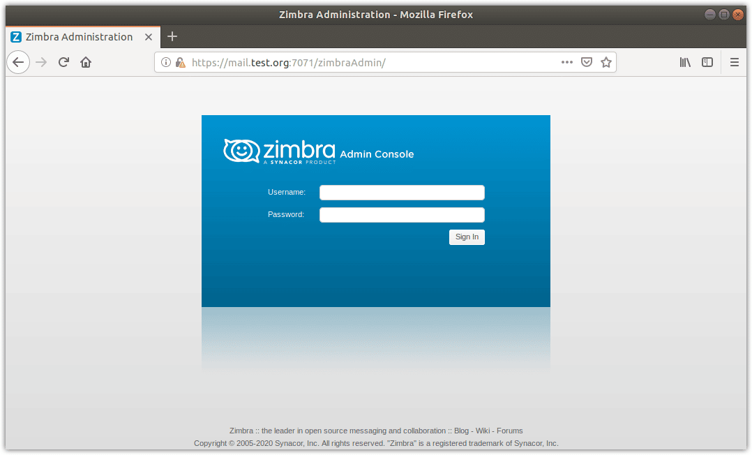 Install Zimbra on Ubuntu