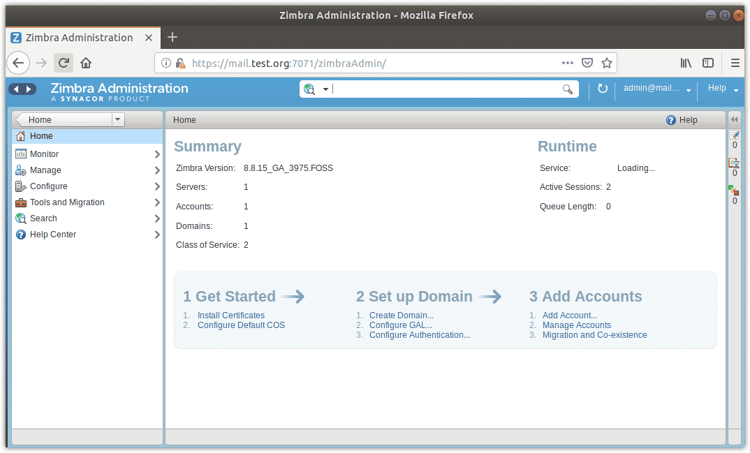 Let's setup Zimbra 9.0.0 on Ubuntu 18.0.4 and configure letsencrypt SSL  certificates on it - Postbox Consultancy Services