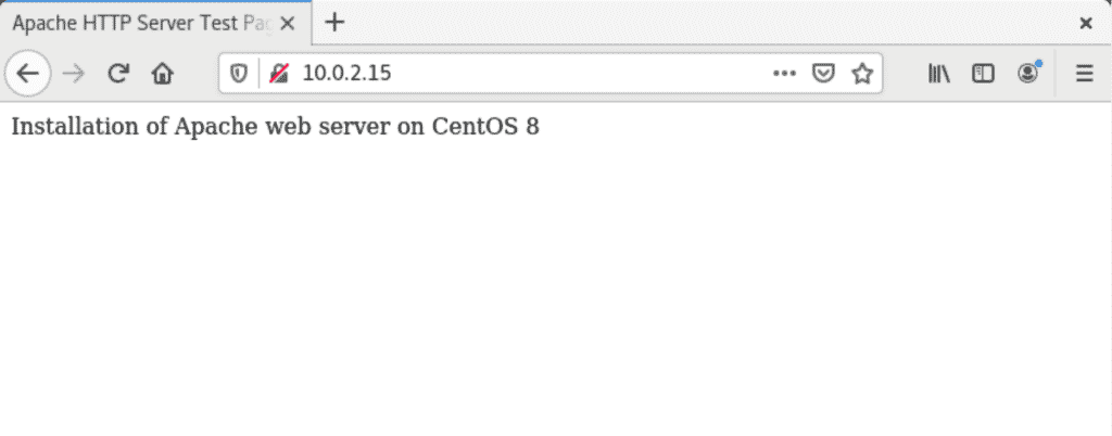 How to Install Apache Web Server on CentOS 8 – LinuxWays