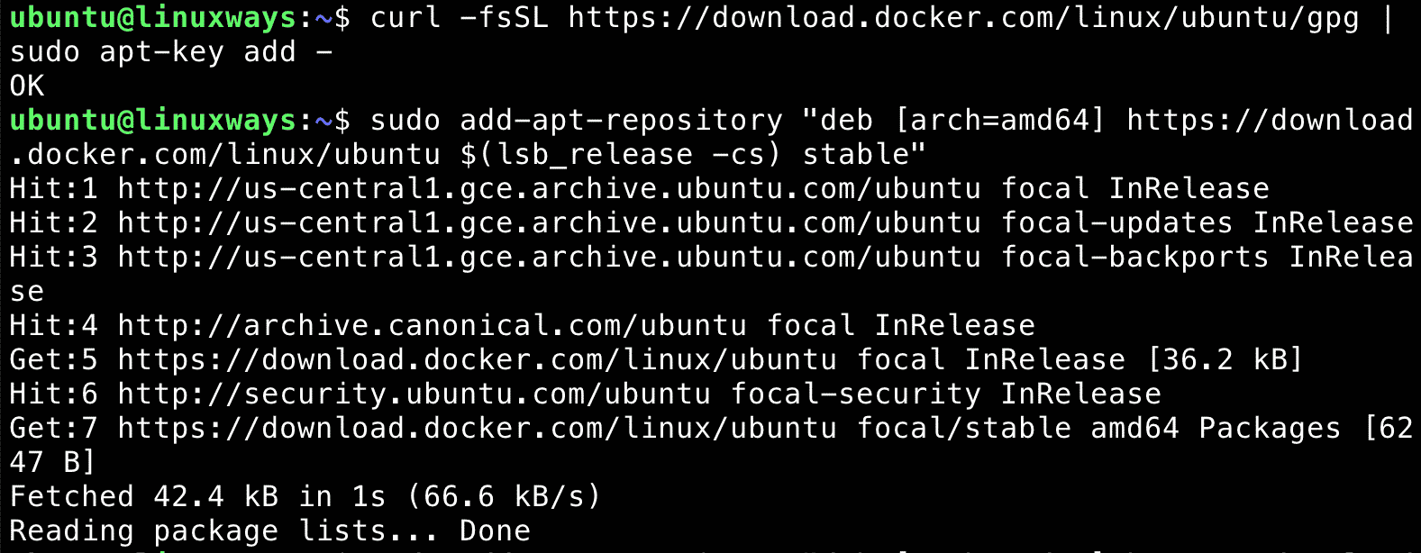 Ubuntu docker compose автозапуск