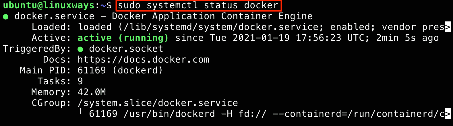 Ubuntu docker compose автозапуск