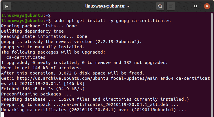 install couchbase ubuntu sudo