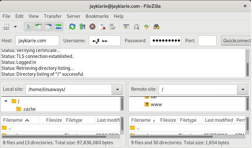 filezilla debian