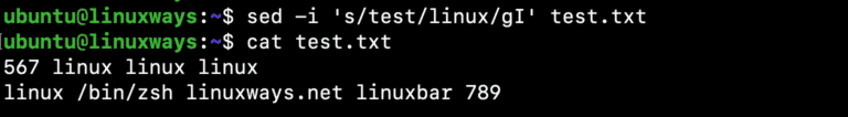 How to Use SED Command to Find and Replace String in Files – LinuxWays