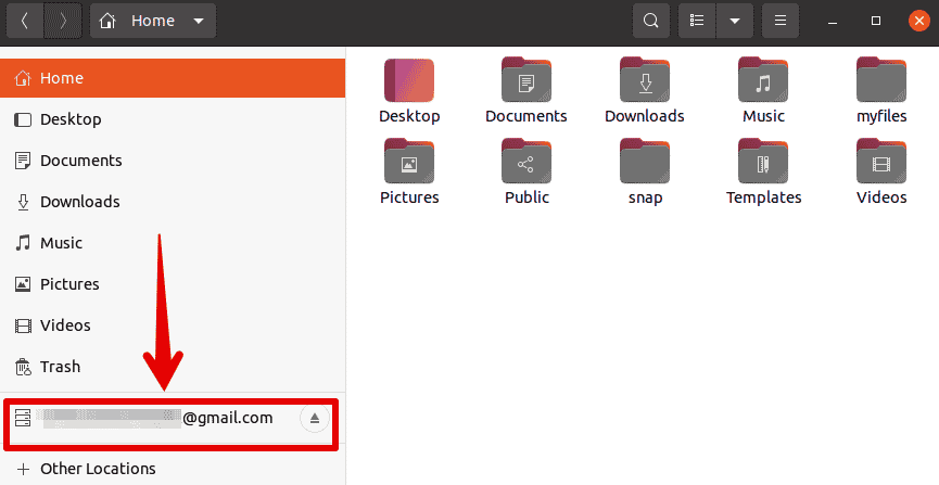 How to Sync Google Drive with File Manager in Ubuntu / PopOs?