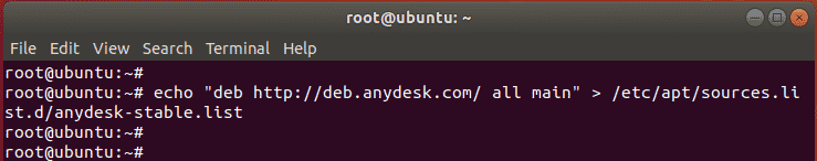 install anydesk in ubuntu command line