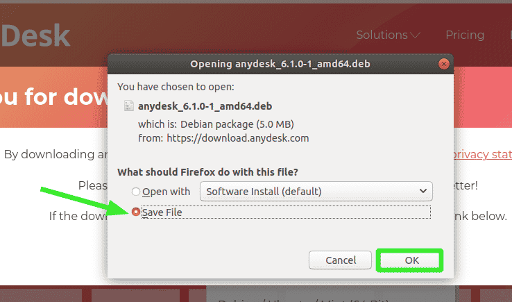 how to use anydesk on ubuntu