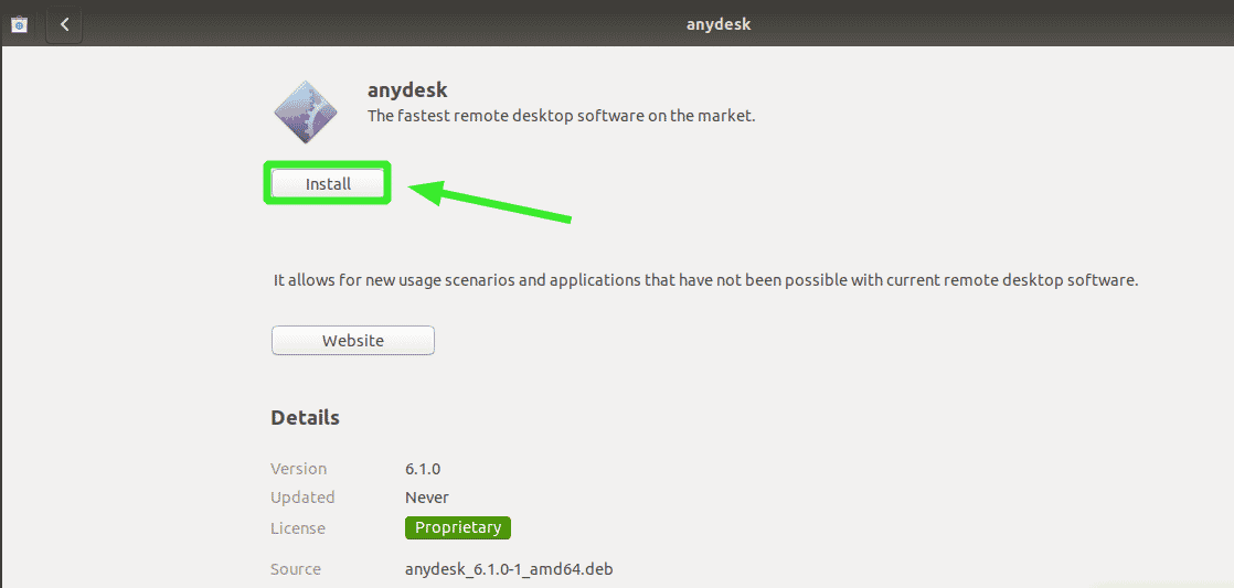 install anydesk on ubuntu 20.04 command line