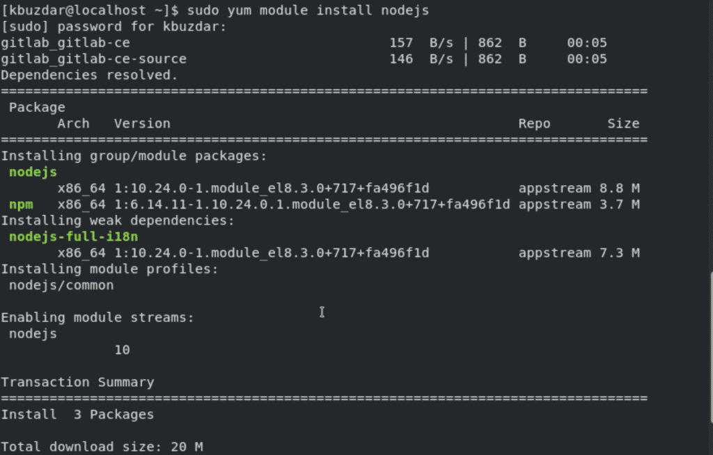 nodejs centos install nodejs centos install