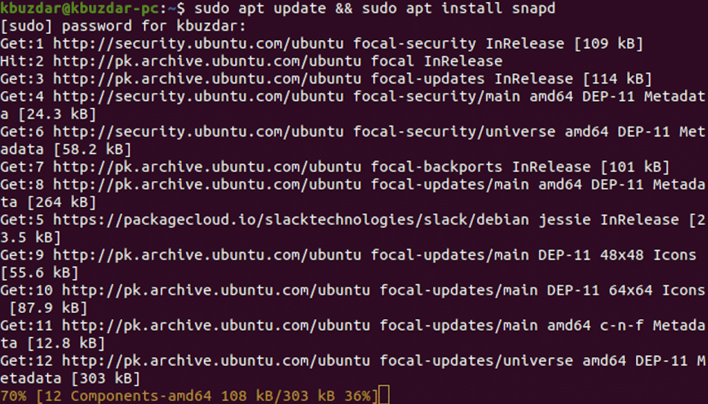 slack download for ubuntu 20.04