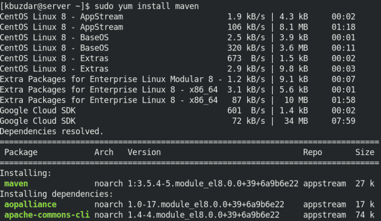 How To Install Apache Maven On CentOS 8 LinuxWays