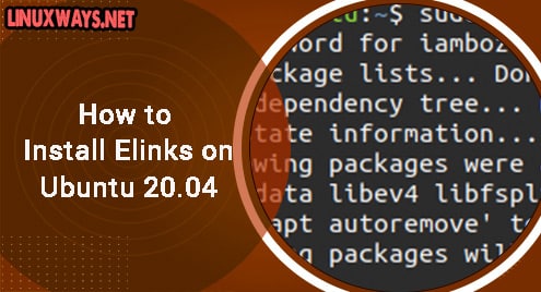 How to Install Elinks on Ubuntu 20.04