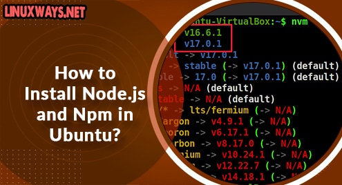 How to Install Node.js and Npm in Ubuntu?