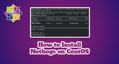 How to Install Nethogs on CentOS