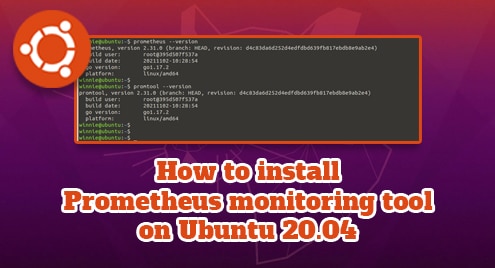 How to install Prometheus monitoring tool on Ubuntu 20.04