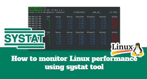 How to monitor Linux performance using systat tool
