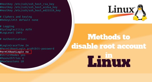 Methods to disable root account in Linux