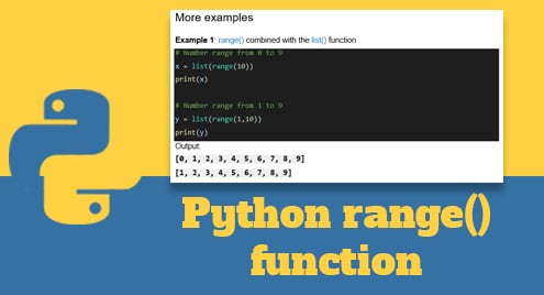 Python-range()-function