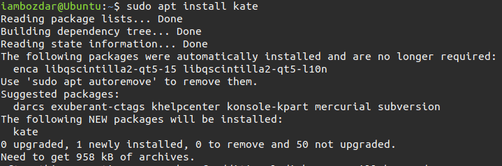 Kate linux что это