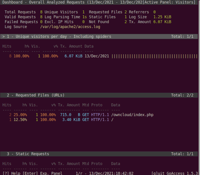 How To Install GoAccess Web Log Analyzer On Ubuntu 20.04 – LinuxWays