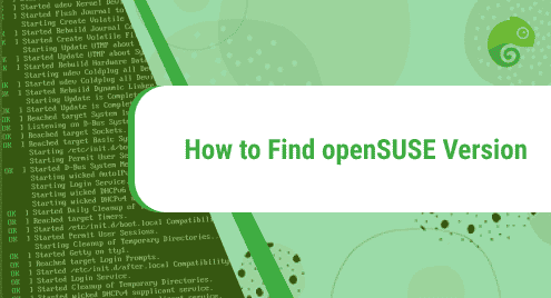 How to Find openSUSE Version