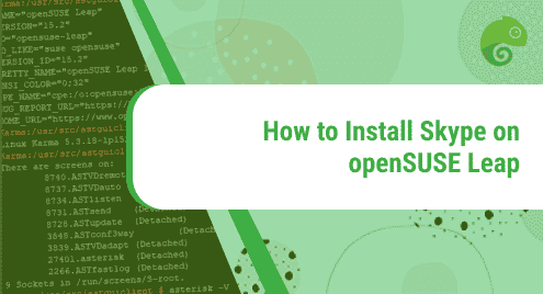 How to Install Skype on openSUSE Leap