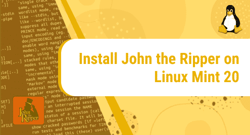 Install John the Ripper on Linux Mint 20