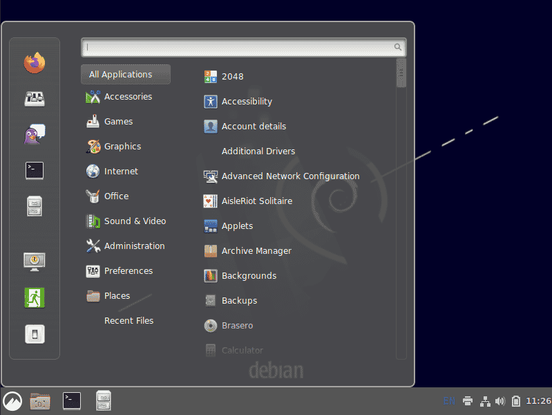 cinnamon desktop environment