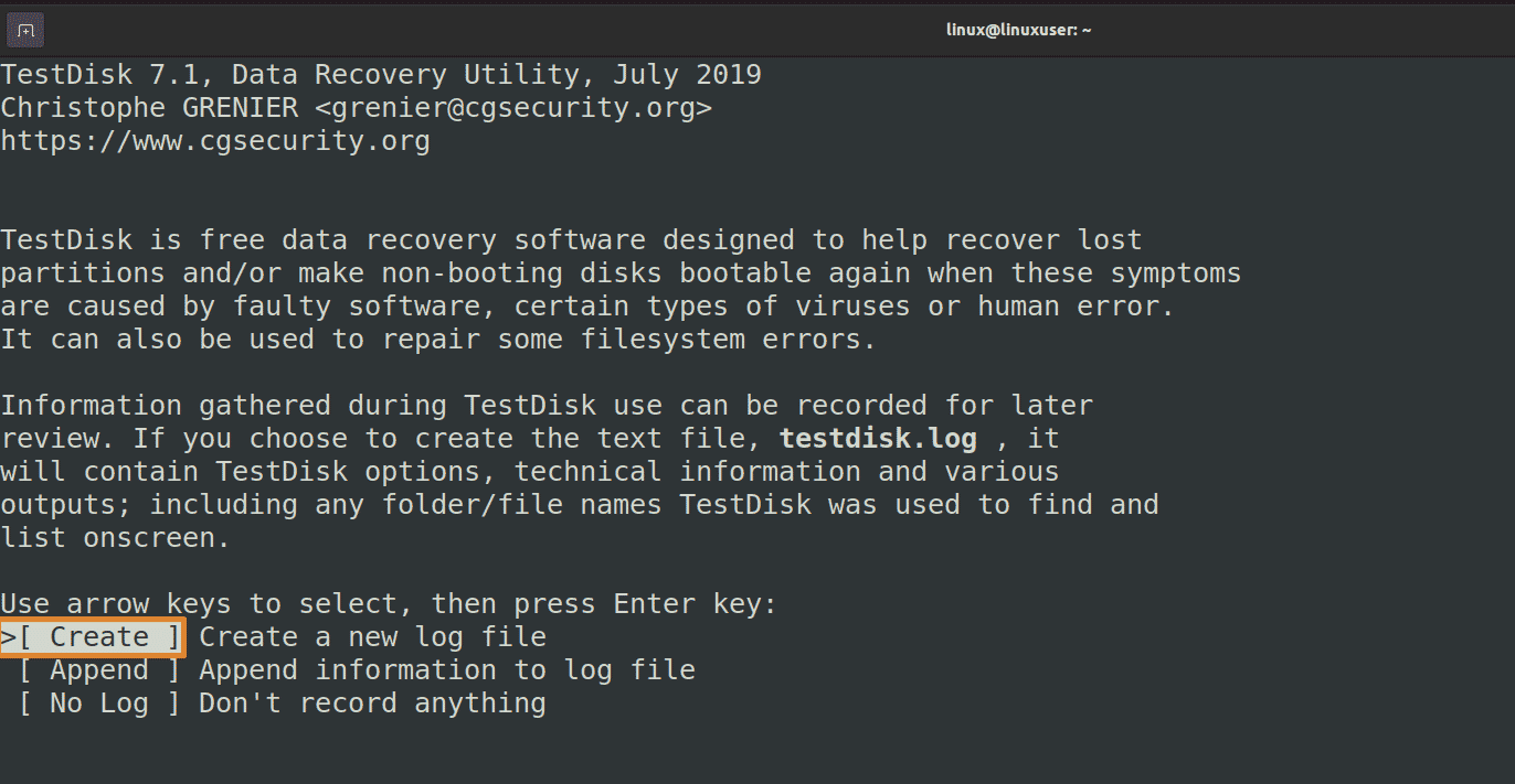 Log file txt. TESTDISK Linux. Утилита TESTDISK. TESTDISK как пользоваться. Ubuntu Recovery.