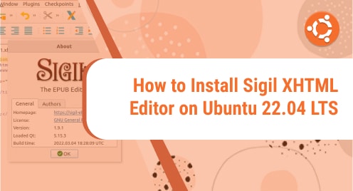 How to Install Sigil XHTML Editor on Ubuntu 22.04 LTS