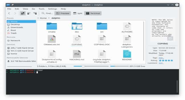 Dolphin File Manager | Linuxexperten.com - Teach Yourself Debian GNU/Linux