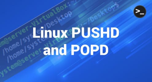 Linux PUSHD and POPD