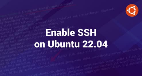 Enable SSH on Ubuntu 22.04