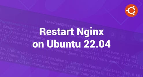Restart Nginx on Ubuntu 22.04