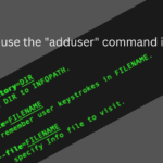 How to use the "adduser" command in Linux