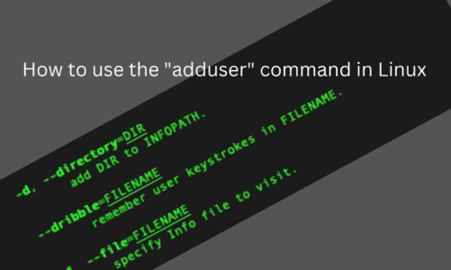 How to use the "adduser" command in Linux