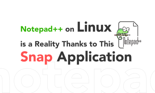 notepad++ on linux snap application