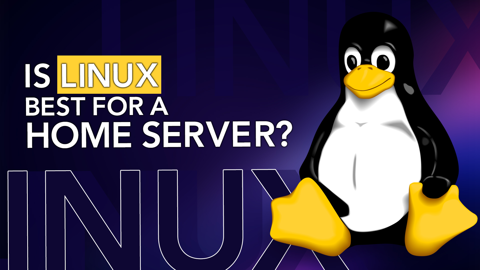 Is Linux Best for a home server