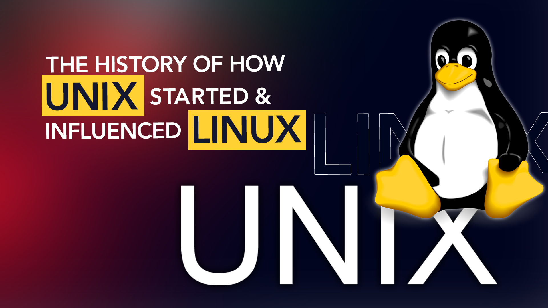 The History of How UNIX Started and Influenced Linux