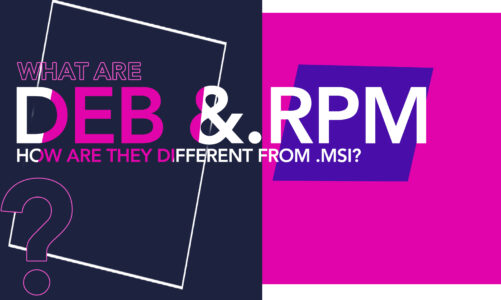 What are .deb and .rpm and how are they different from .msi