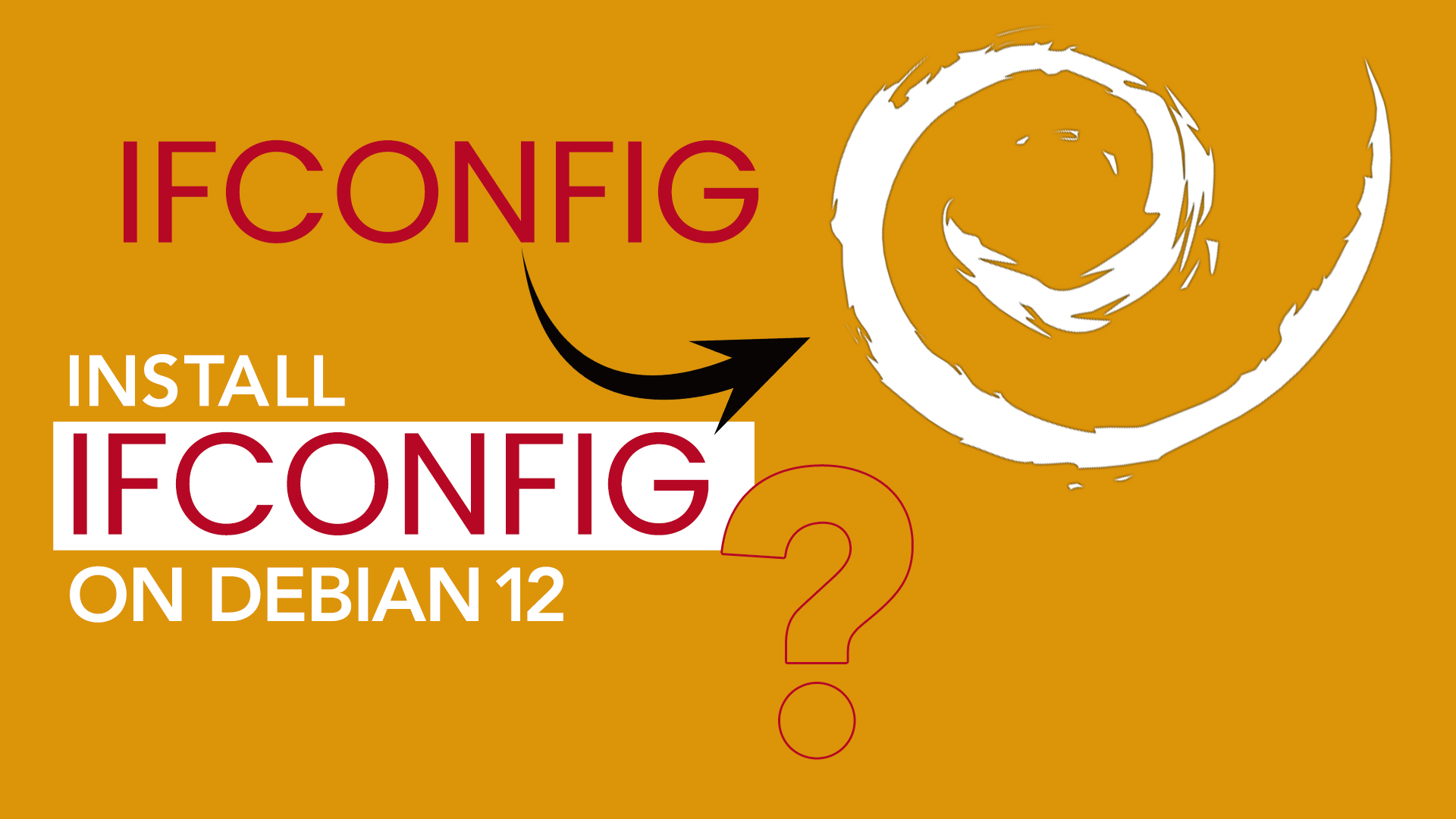 how to install ifconfig on debian 12