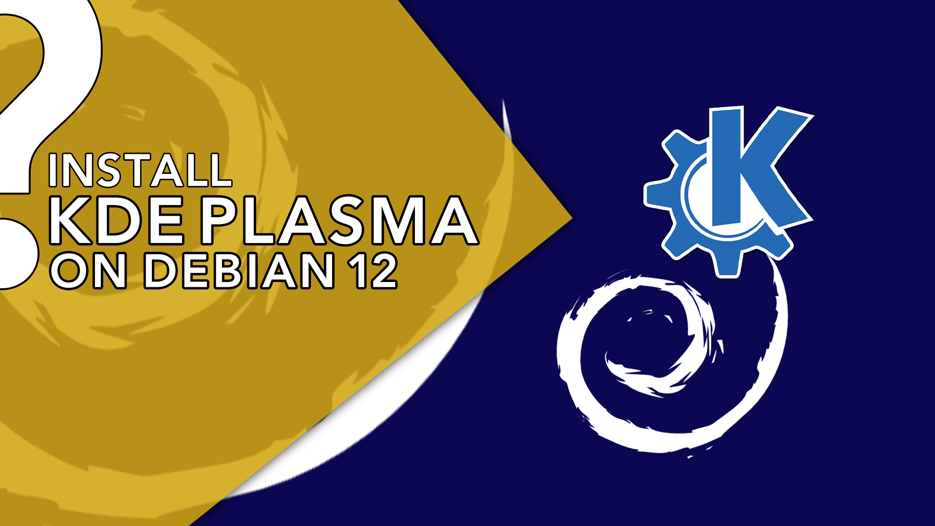 how to install kde plasma on debian 12