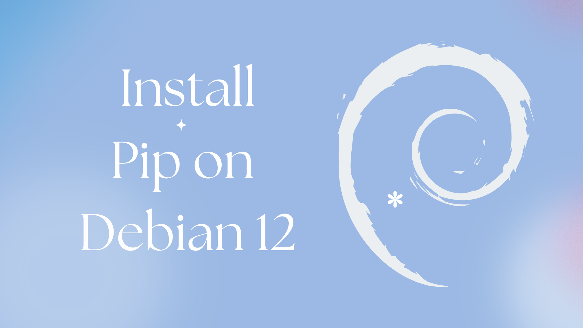 install pip