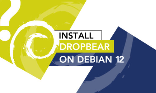 how to install dropbear on debian 12