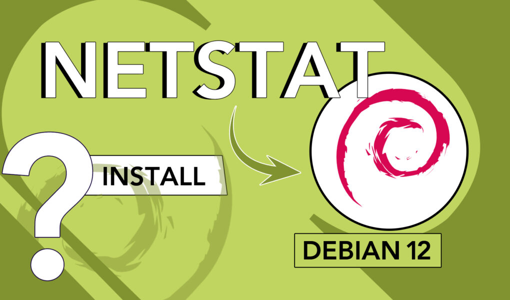 how to install netstat on debian 12